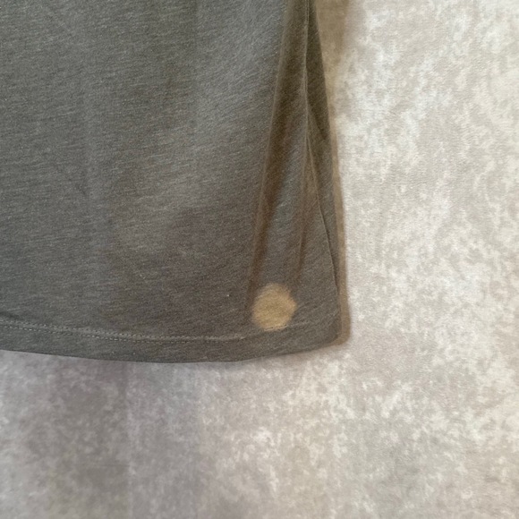 2021 The North Face Half Dome Gray w White Logo‎ Tee Mens Size Small READ - Picture 3 of 7